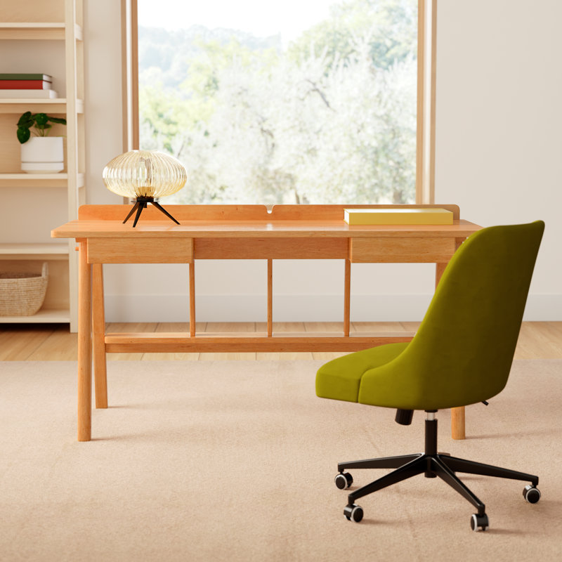 AllModern Nasia 63'' Solid Wood Desk & Reviews | AllModern
